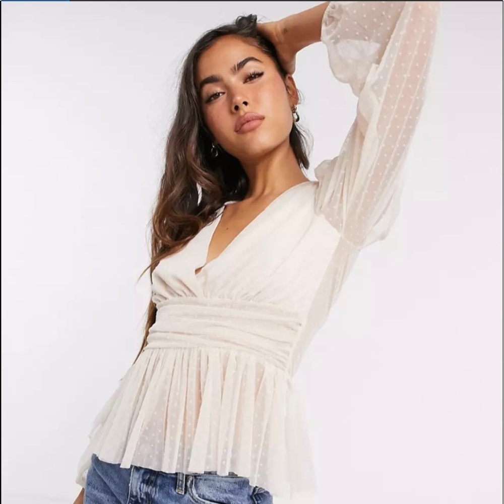 River Island Sheer Blouse